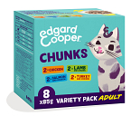 Edgard & Cooper kattenvoer Multipack Chunks 8 x 85 gr