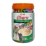 Inaba Churu Tuna & Chicken Mulitpack 50 x 14 gr