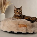 Scruffs Kattenkussen Alpine Champagne<br> Ø 50 x 12 cm