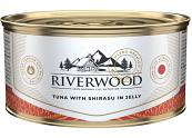 Riverwood kattenvoer Tuna with Shirasu in Jelly 85 gr