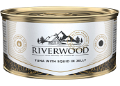 Riverwood kattenvoer Tuna with Squid in Jelly 85 gr