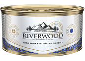 Riverwood kattenvoer Tuna with Yellow Tail in Jelly 85 gr