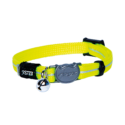 Rogz Kattenhalsband Alleycat Geel