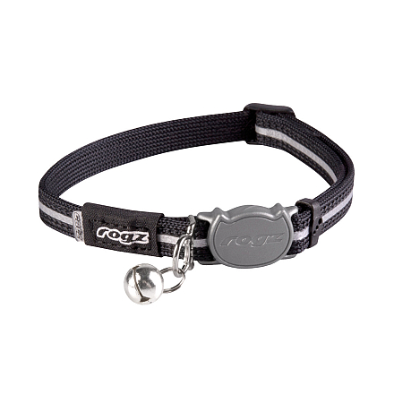 Rogz Kattenhalsband Alleycat Zwart