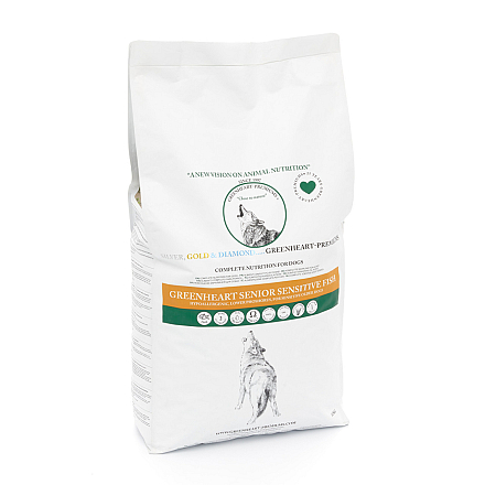 Greenheart Hondenvoer Senior Sensitive Fish 12 kg