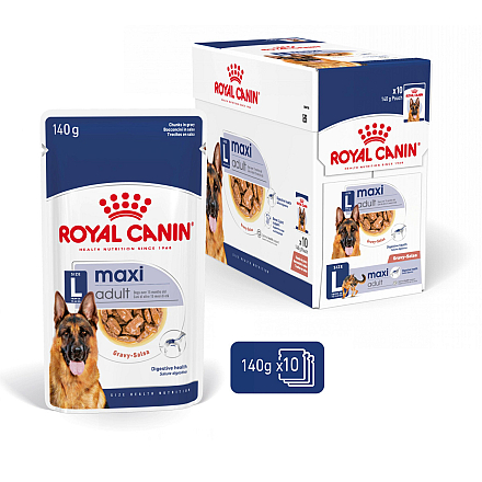 Royal Canin Hondenvoer Maxi Adult 10 x 140 gr