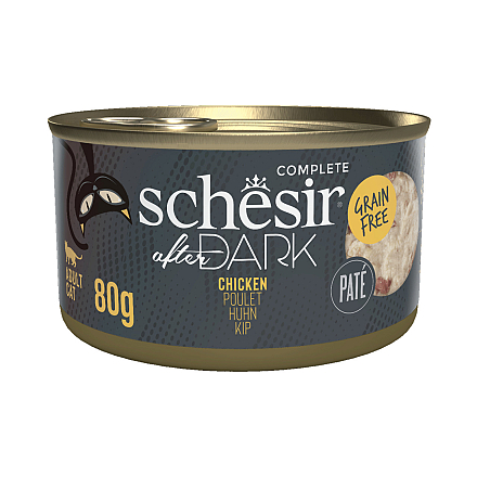 Schesir Kattenvoer After Dark Kip Pate<br> 80 gr