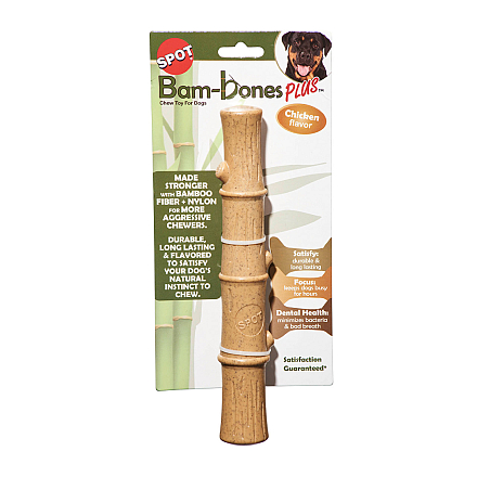 Spot Bam-Bones Plus Bamboo Stick Chicken L