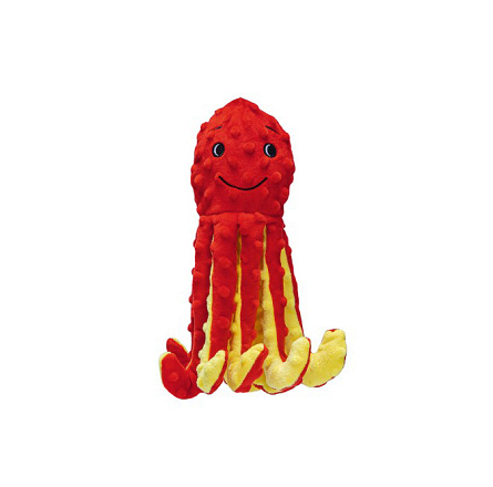 Beeztees Hondenspeelgoed Octopus Amy Rood 25 cm